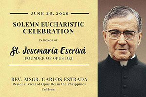 Feast Day of St. Josemaria