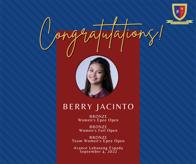 FB Student Achievement – Berry Jacinto