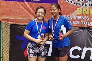 Student is Runner Up in Tennis League of Southern Manila