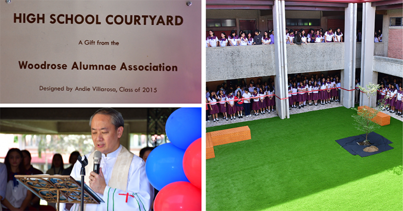 HS Courtyard Reopens 2