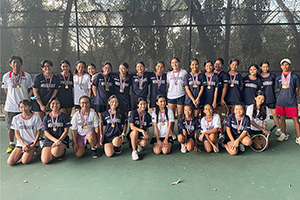 Tennis Varsity Amass Medals in ISTA